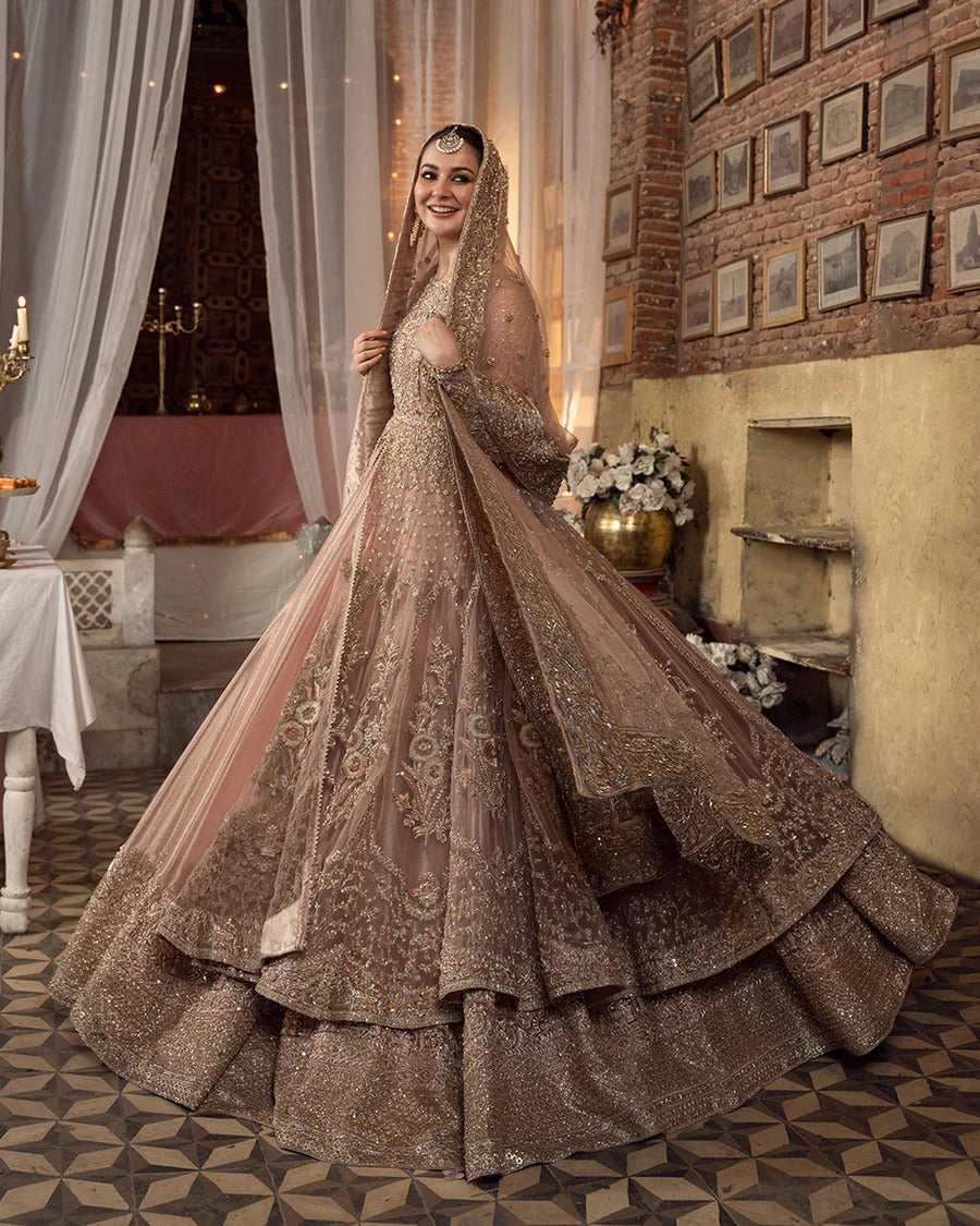 Faiza Saqlain | Bridal Double Layered net | Mahra