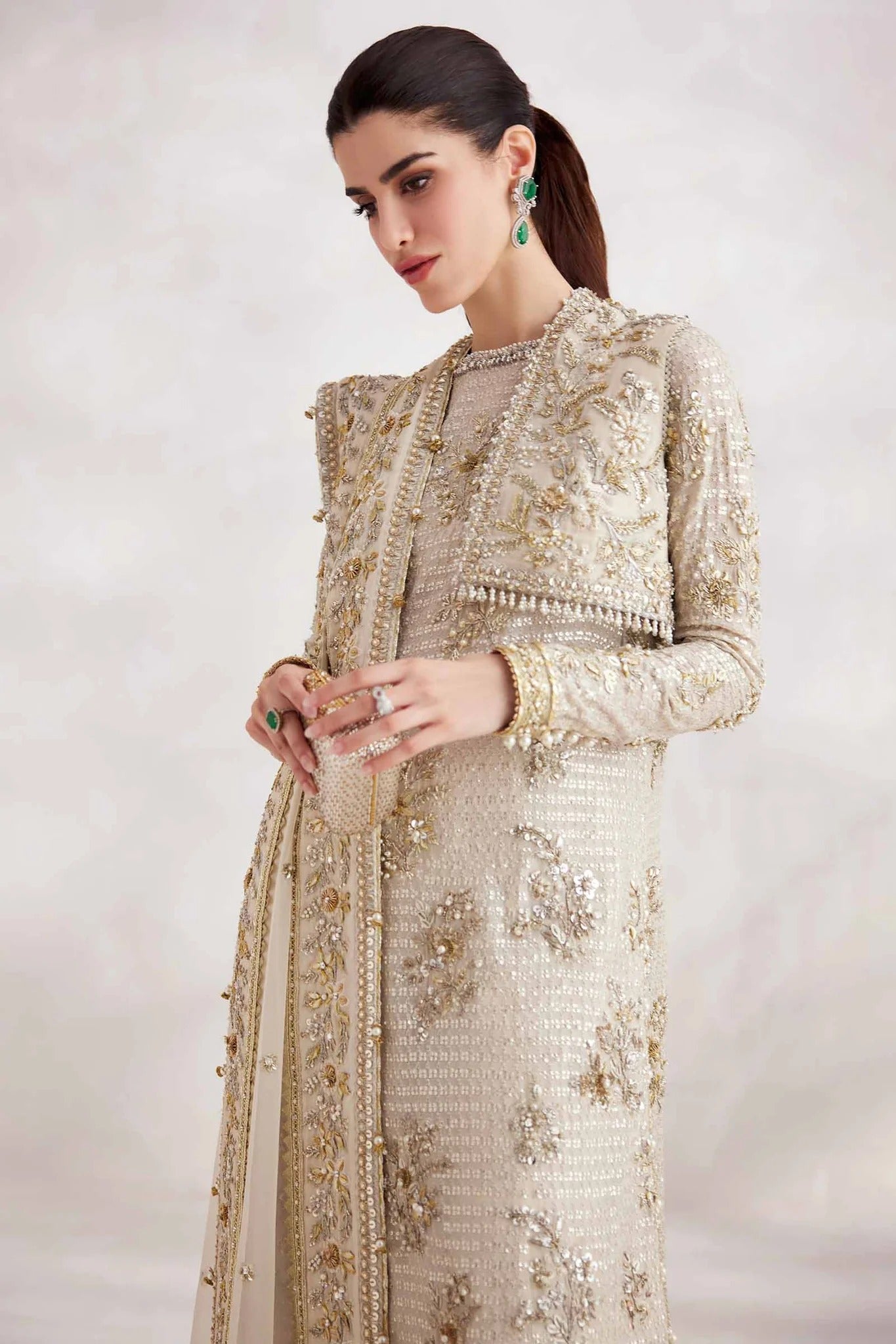 Elan | 3 Piece Unstitched Embroidered Chiffon | Tresor