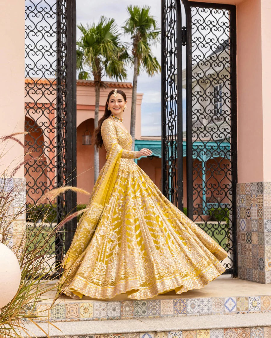 Faiza Saqlain | 3 Piece Unstitched Embroidered Organza | Melita