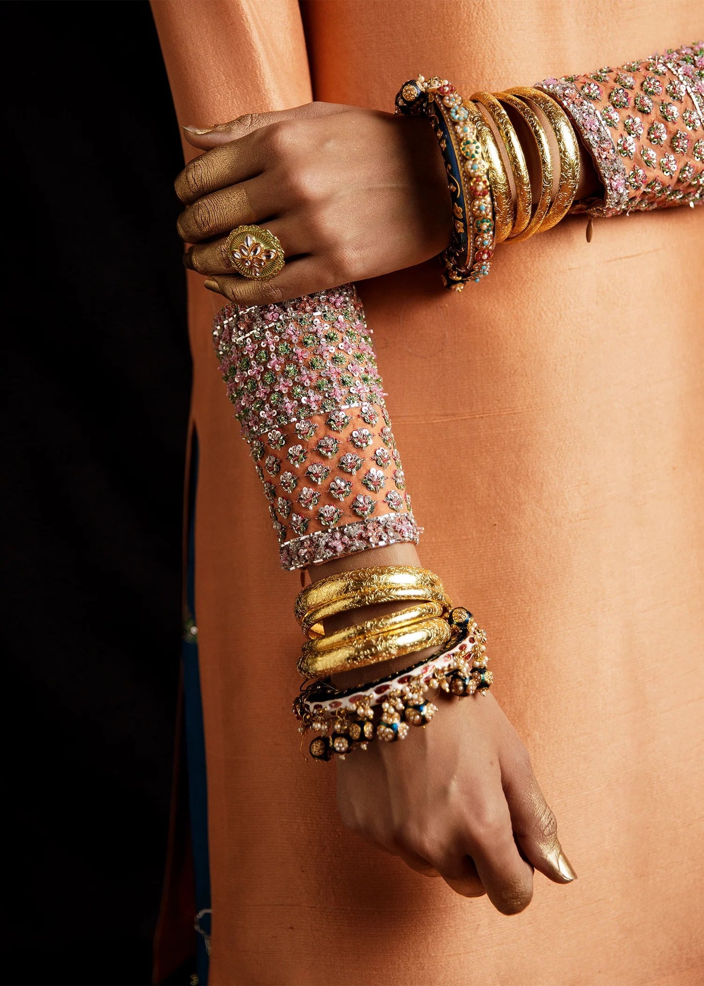 Hussain Rehar | 3 Piece Unstitched Embroidered Raw Silk | Vaskas