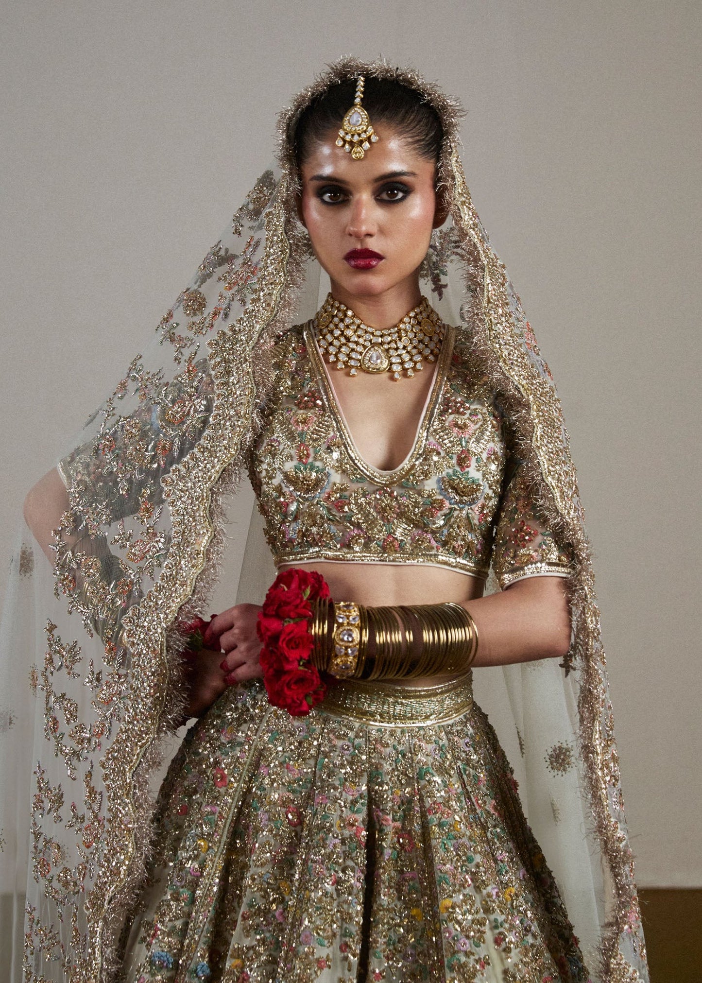 Hussain Rehar | Unstitched Organza Lehnga Embelllished Motif | Sawara