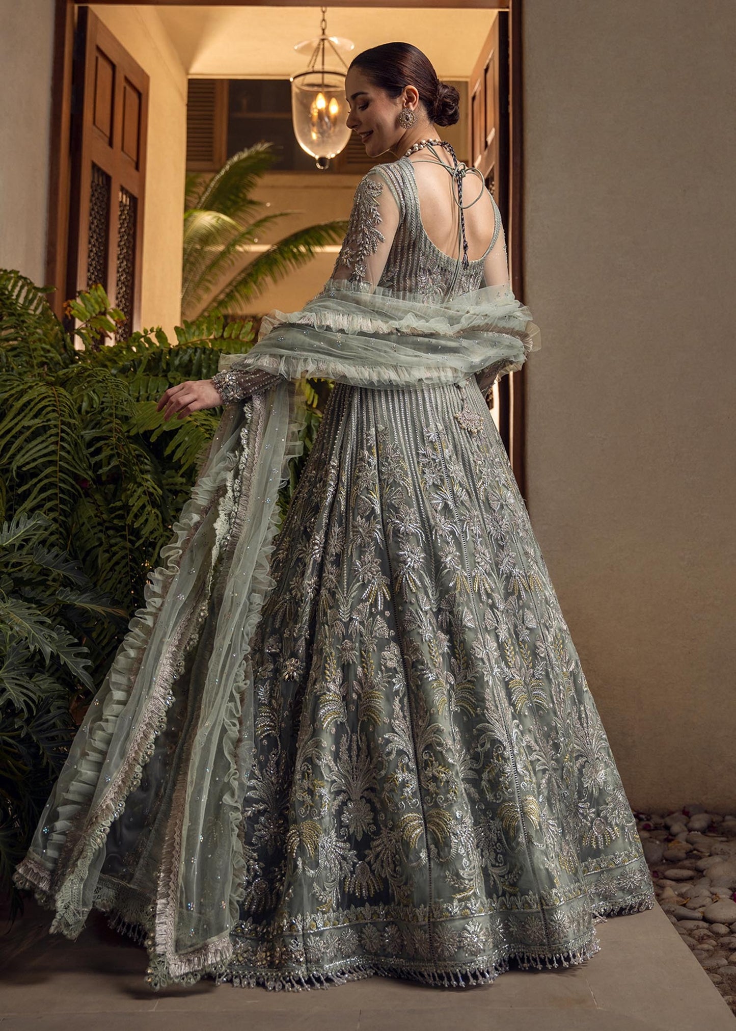 Crimson | 3 piece Unstitched Sequined and Embroidered | Swarovski Story