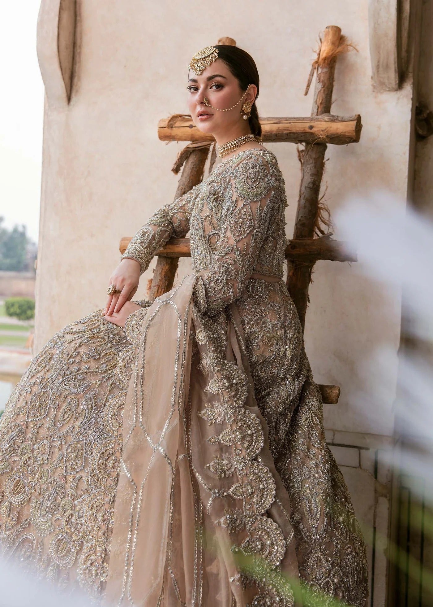 Kanwal Malik | Lehanga Choli with Peach tones | Zaina