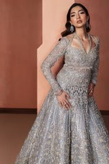 Soraya | 3 Piece Unstitched Hand Embellished Lehenga | Anne