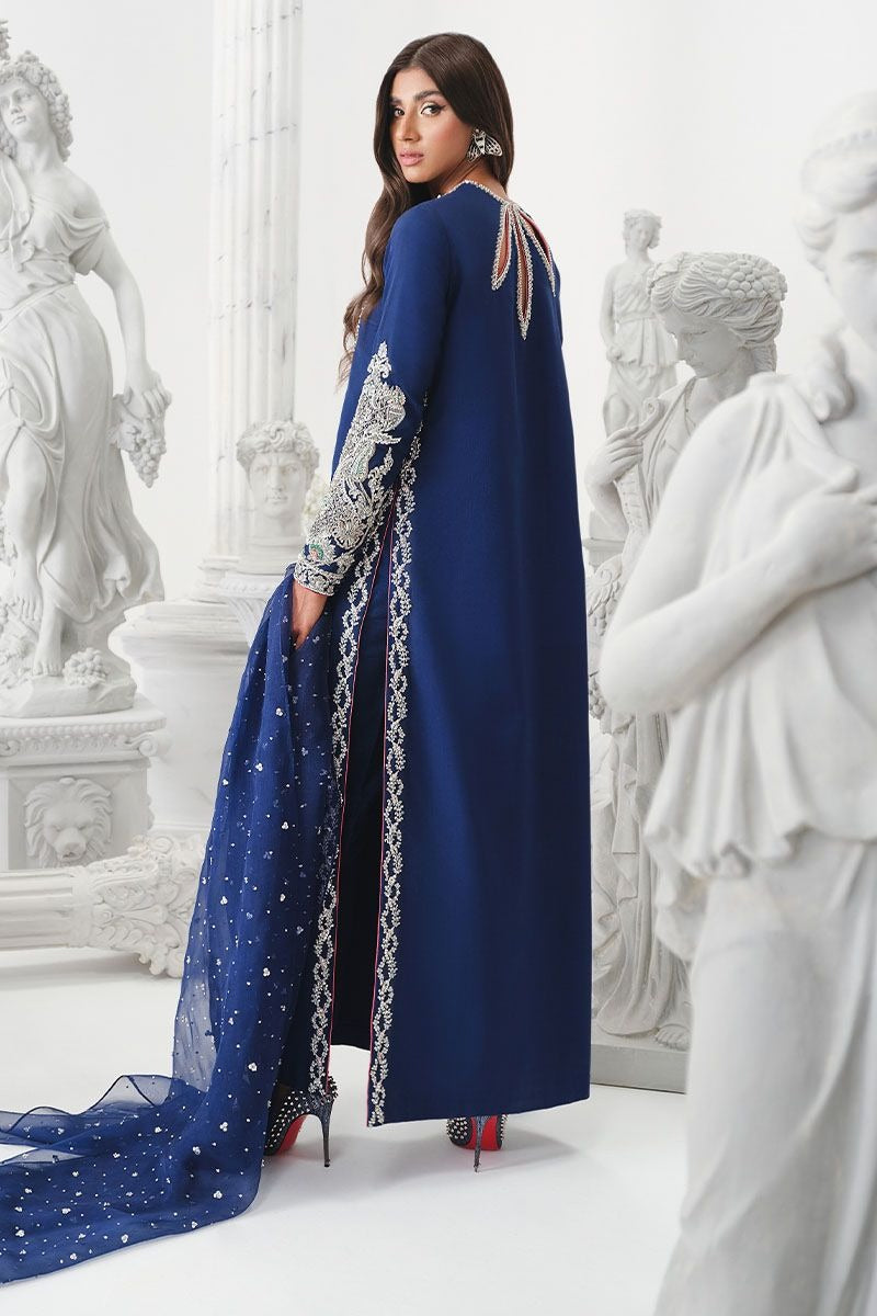 Khakaa | 3 Piece Unstitched Embroidered Korea Silk | Astral