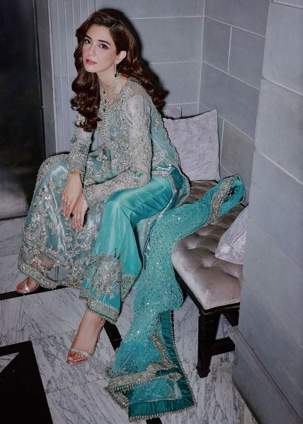Sara Rohale Asghar | 3 Piece Unstitched | Ferozeah