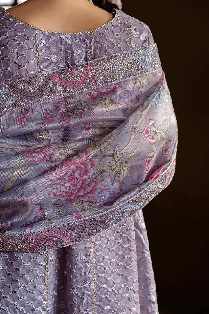 Mushq | Unstitched EMBROIDERED & SEQUINNED Net | EIRA MCK-10