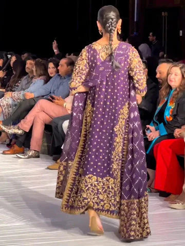 Haris Shakeel | 3 Piece Unstitched Embroidered Tussle Silk | HS 03