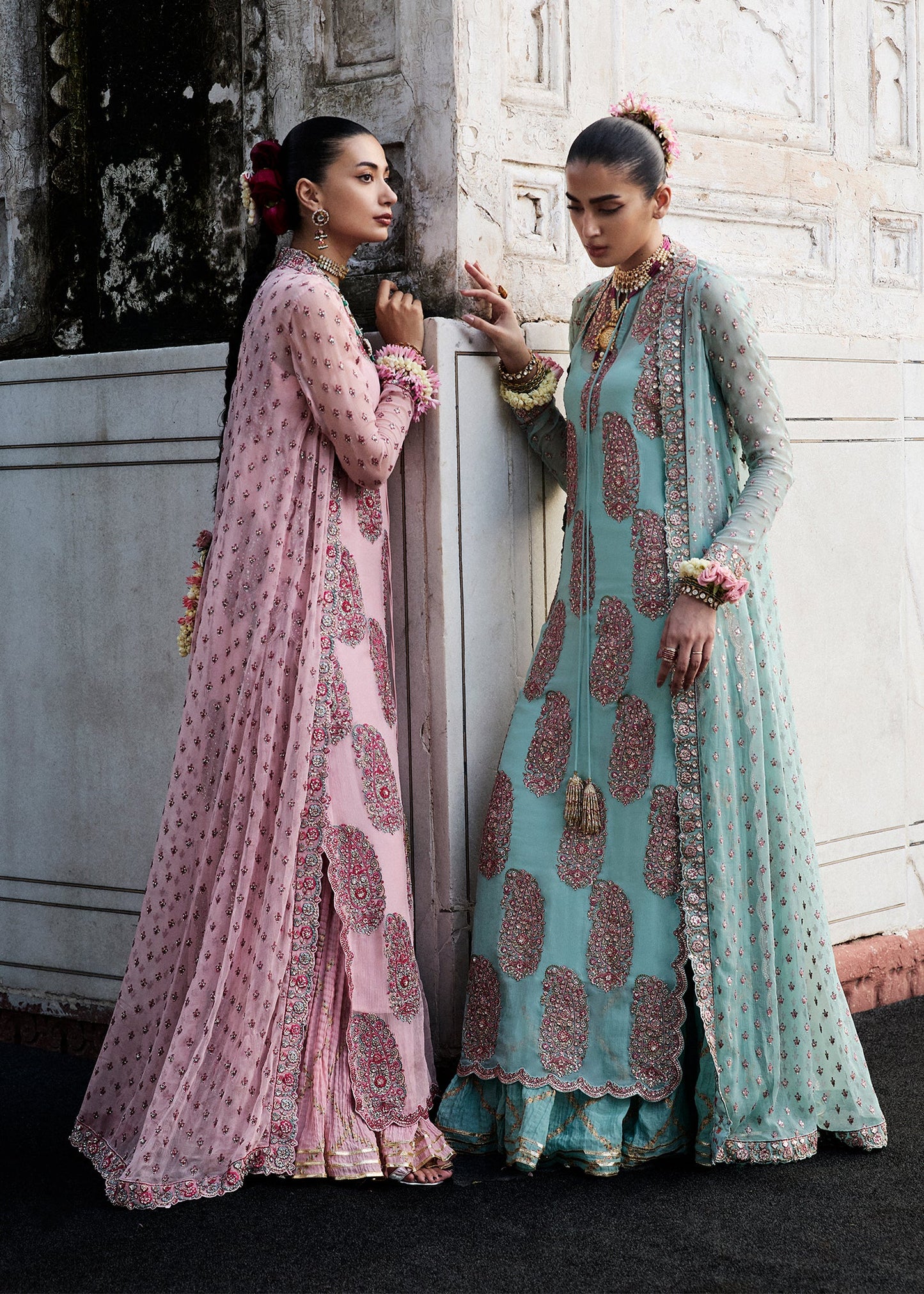 Hussain Rehar | 3 Piece Unstitched Embroidered Organza | Havena