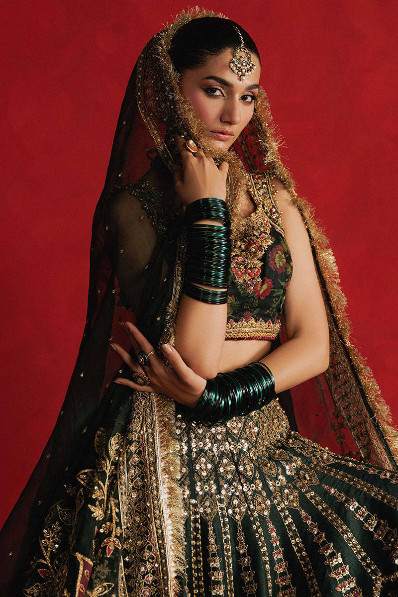 MNR | 3 Piece Unstitched Embroidered Silk | Gul-e-Khaas