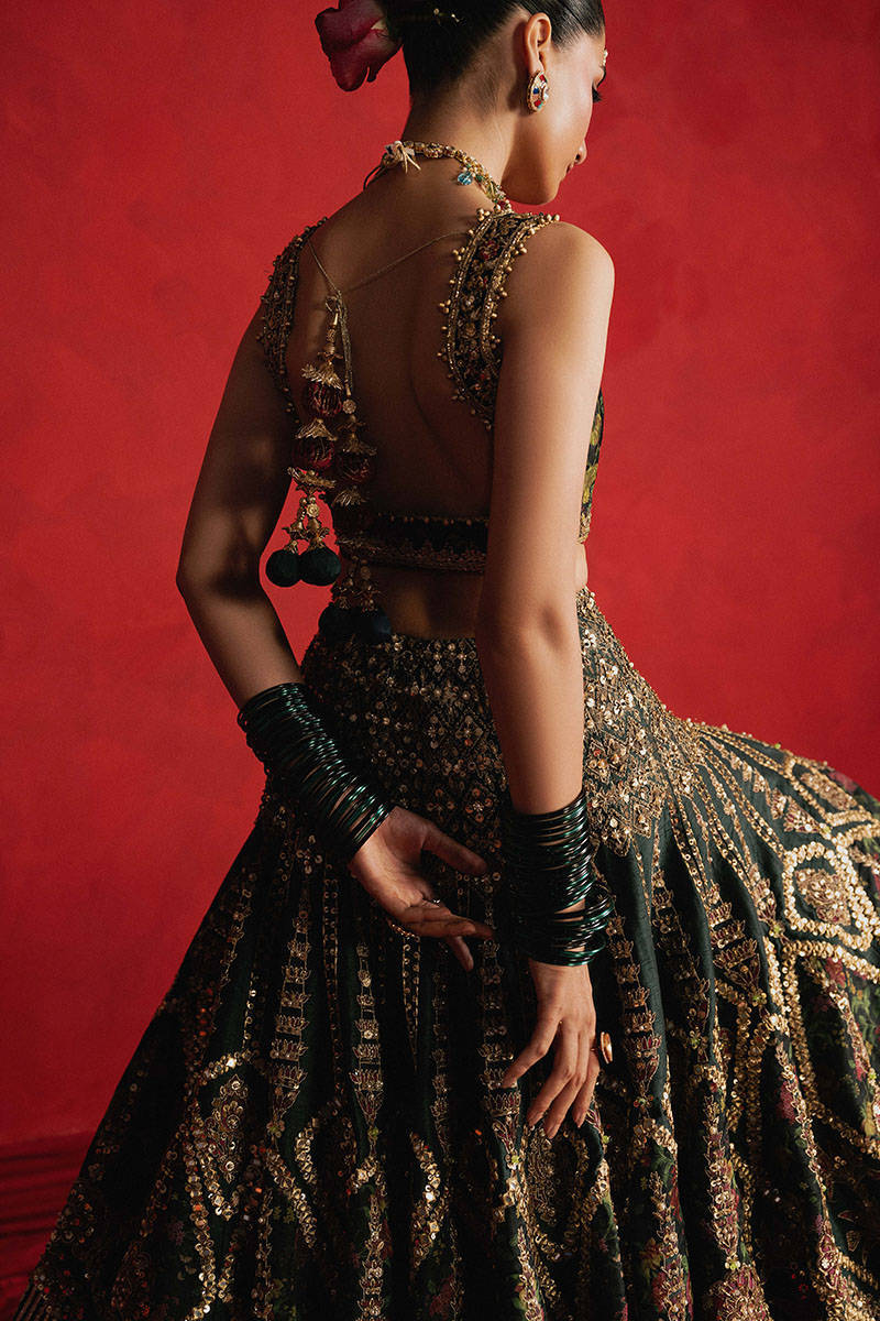 MNR | 3 Piece Unstitched Embroidered Silk | Gul-e-Khaas