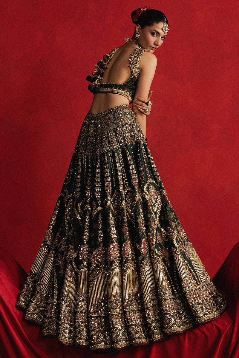 MNR | 3 Piece Unstitched Embroidered Silk | Gul-e-Khaas