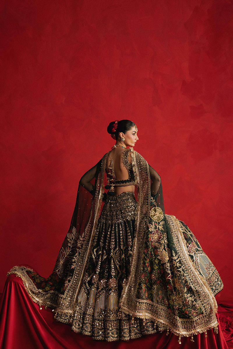 MNR | 3 Piece Unstitched Embroidered Silk | Gul-e-Khaas