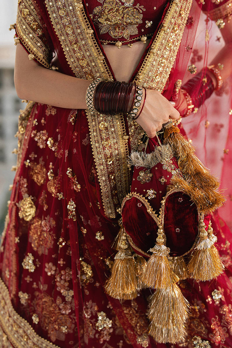 MNR | 3 Piece Unstitched Embroidered Raw Silk with Net Dupatta | Bia Jaan