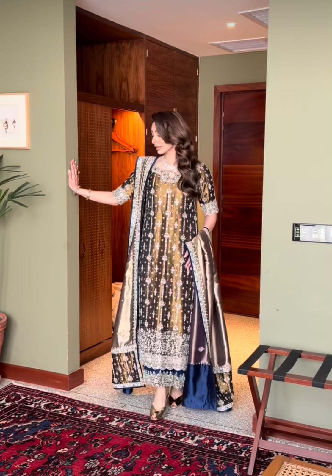Haris Shakeel | 3 Piece Unstitched Embroidered Silk | Wajeeha