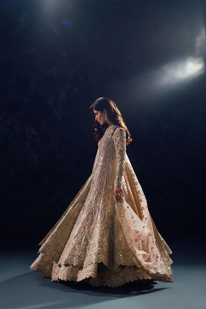 Soraya | 3 Piece Unstitched Embroidered Bridal Dress | Reverie