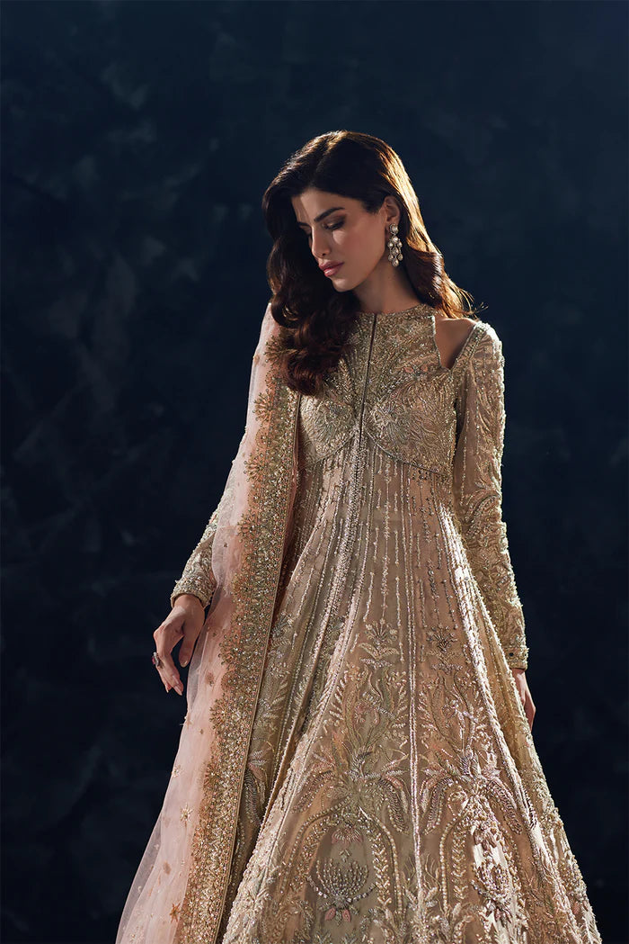 Soraya | 3 Piece Unstitched Embroidered Bridal Dress | Reverie