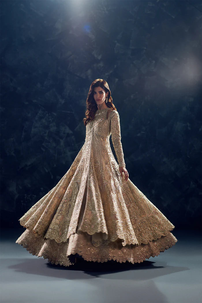Soraya | 3 Piece Unstitched Embroidered Bridal Dress | Reverie