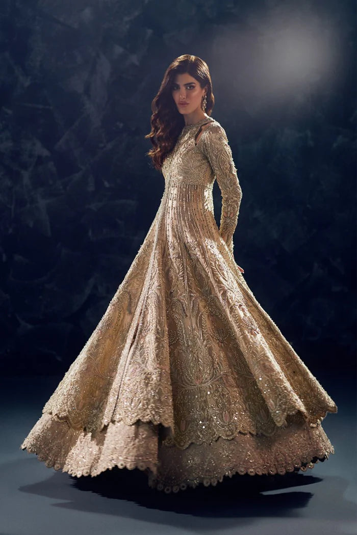 Soraya | 3 Piece Unstitched Embroidered Bridal Dress | Reverie