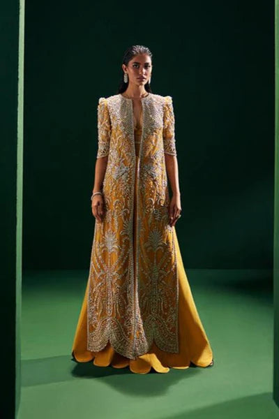 Soraya | 3 Piece Unstitched Embroidered Raw Silk | Monarch