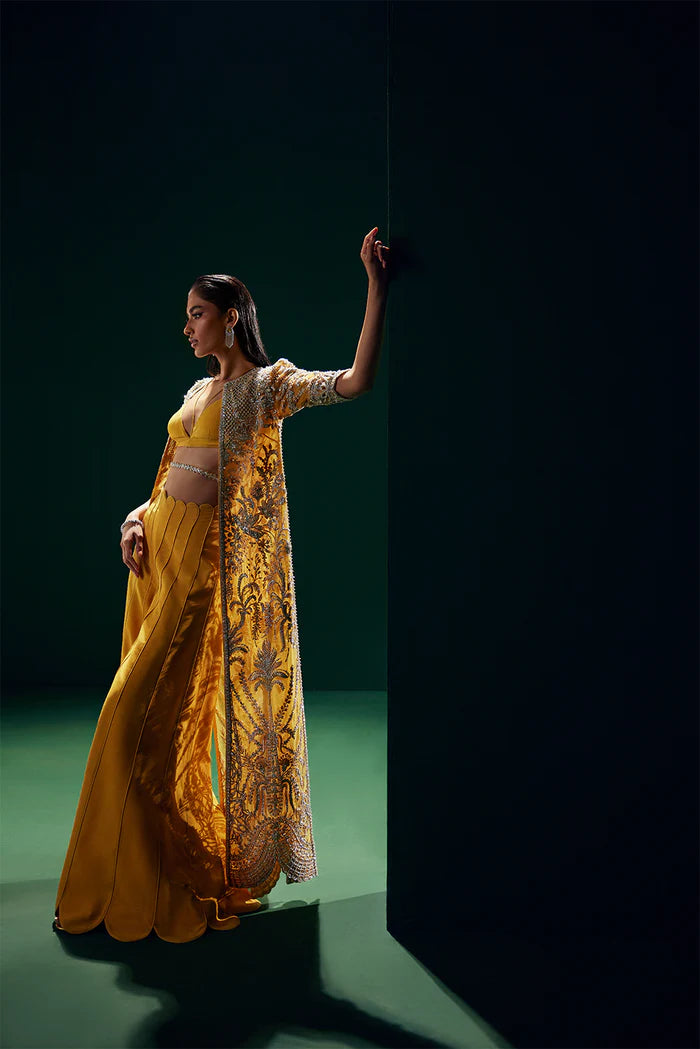 Soraya | 3 Piece Unstitched Embroidered Raw Silk | Monarch