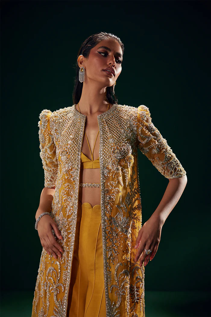 Soraya | 3 Piece Unstitched Embroidered Raw Silk | Monarch