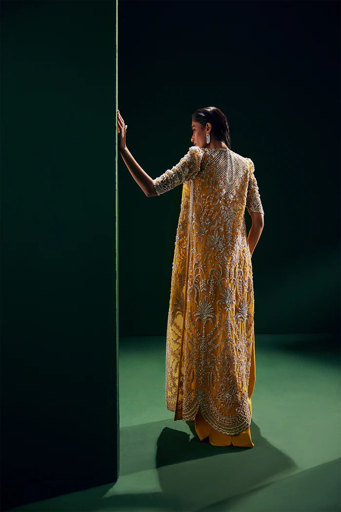 Soraya | 3 Piece Unstitched Embroidered Raw Silk | Monarch