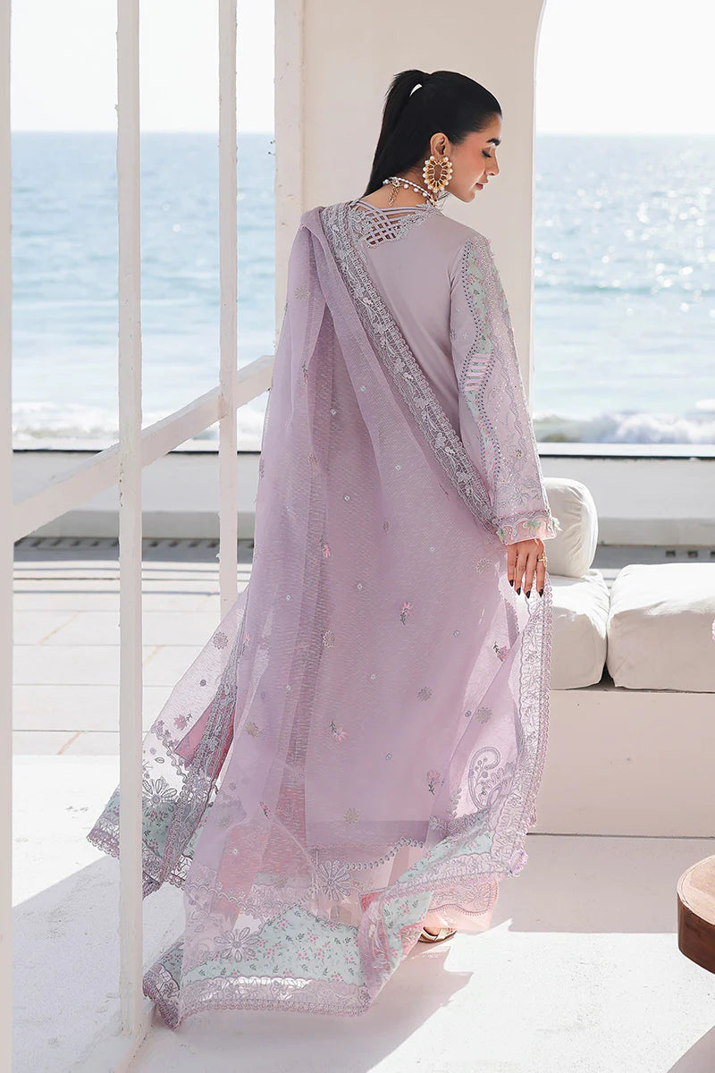 Qalamkar | 3 Piece Unstitched Embroidered Lawn | SA-11 Rehma
