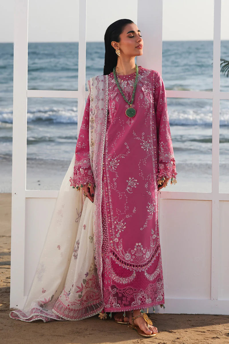Qalamkar | 3 Piece Unstitched Embroidered Lawn | SA-13 TARA