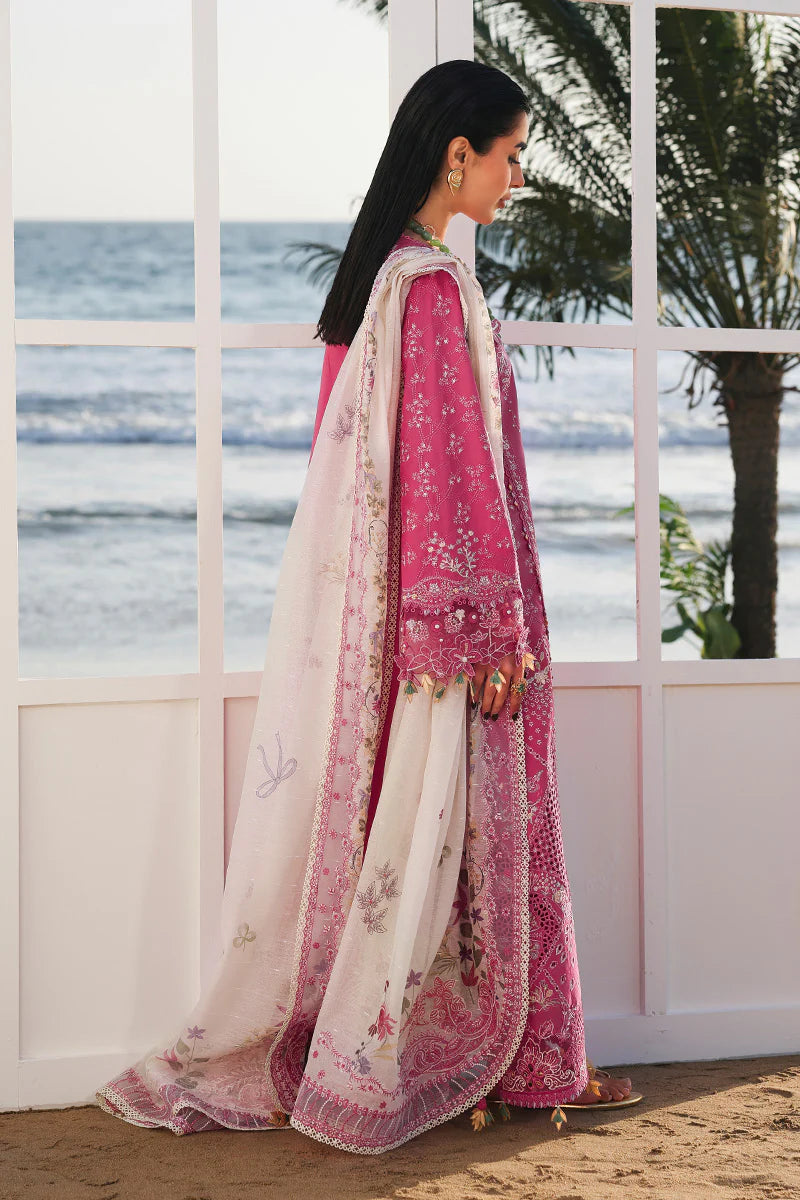 Qalamkar | 3 Piece Unstitched Embroidered Lawn | SA-13 TARA
