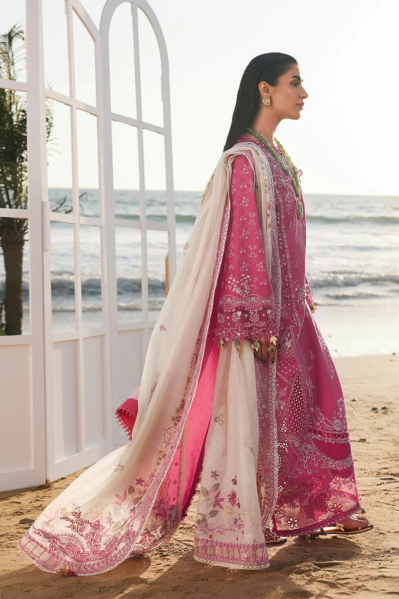 Qalamkar | 3 Piece Unstitched Embroidered Lawn | SA-13 TARA