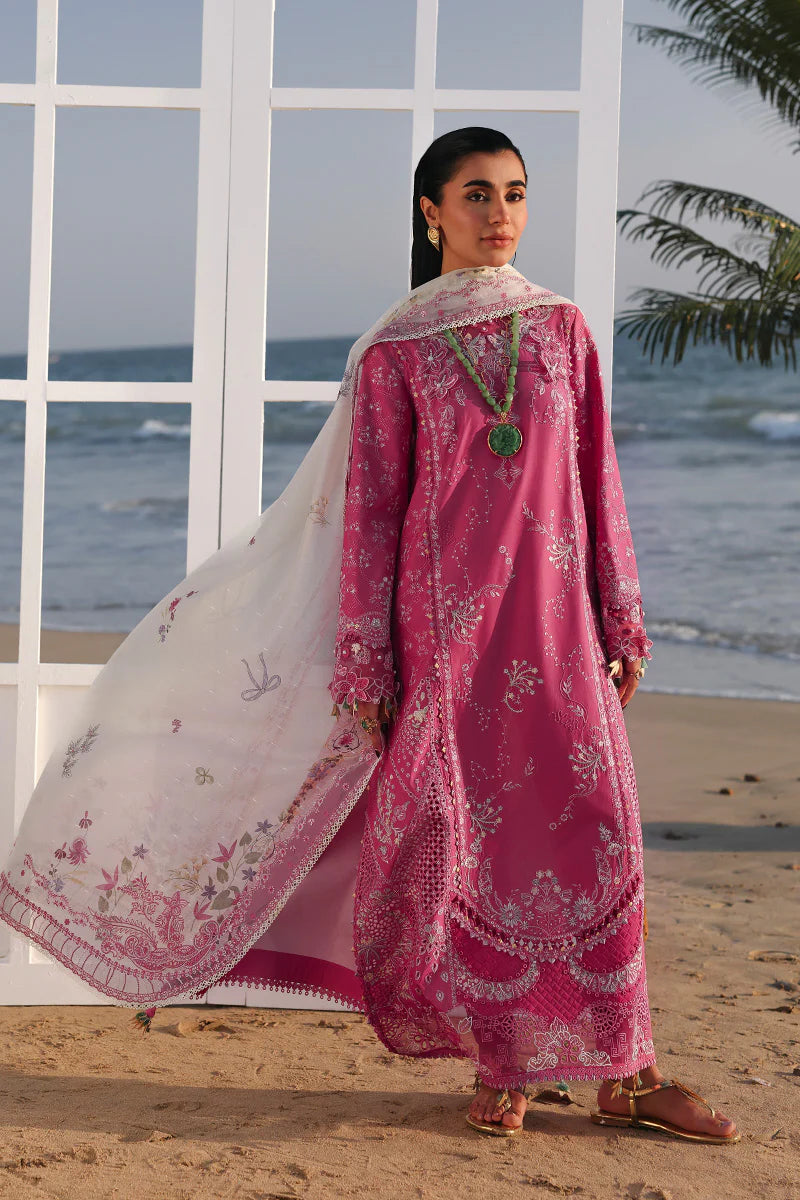 Qalamkar | 3 Piece Unstitched Embroidered Lawn | SA-13 TARA