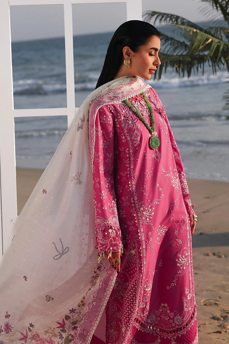 Qalamkar | 3 Piece Unstitched Embroidered Lawn | SA-13 TARA