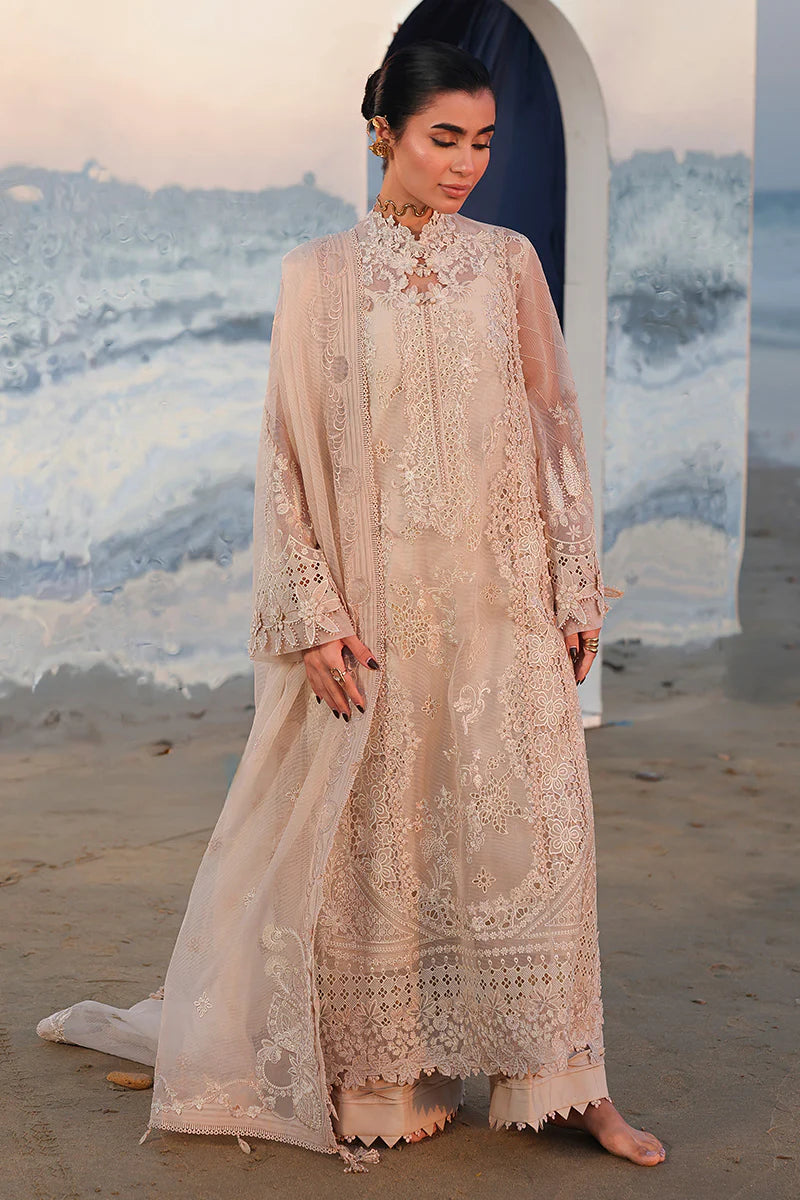 Qalamkar | 3 Piece Unstitched Embroidered Lawn | SA-15 NEHAN