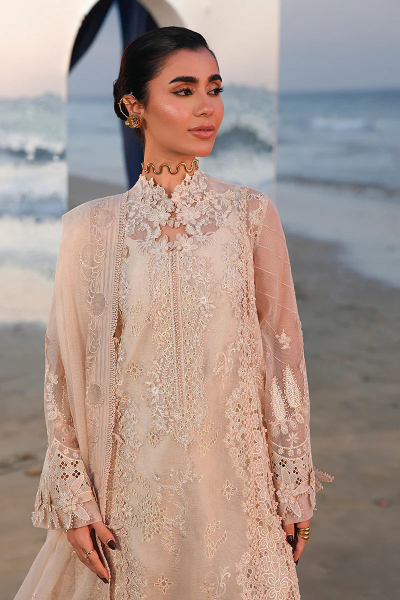 Qalamkar | 3 Piece Unstitched Embroidered Lawn | SA-15 NEHAN