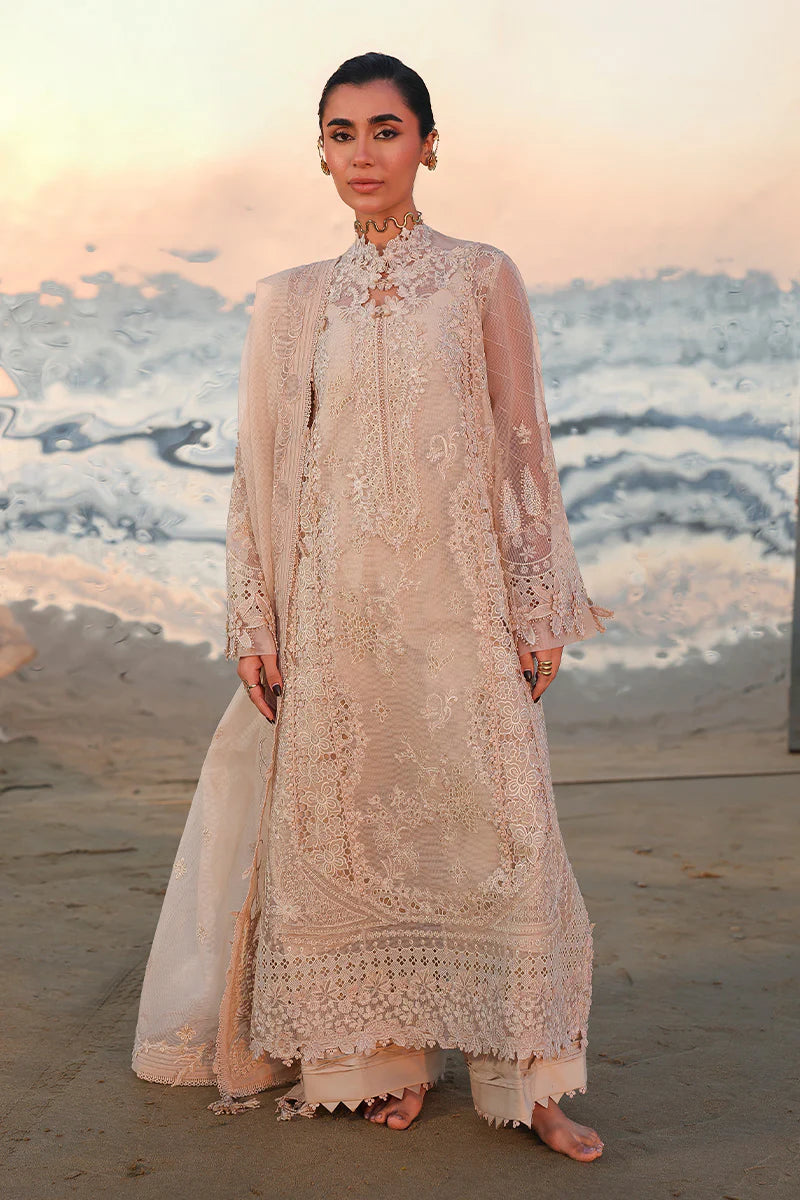 Qalamkar | 3 Piece Unstitched Embroidered Lawn | SA-15 NEHAN