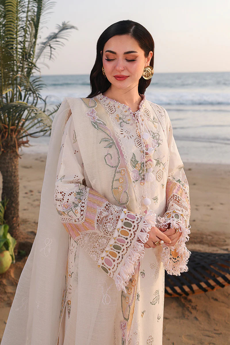 Qalamkar | 3 Piece Unstitched Embroidered Lawn | SA-10 ILARA