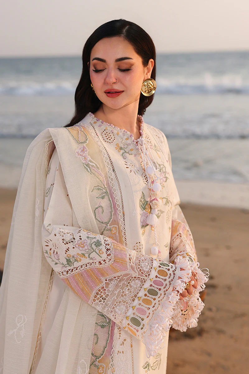 Qalamkar | 3 Piece Unstitched Embroidered Lawn | SA-10 ILARA