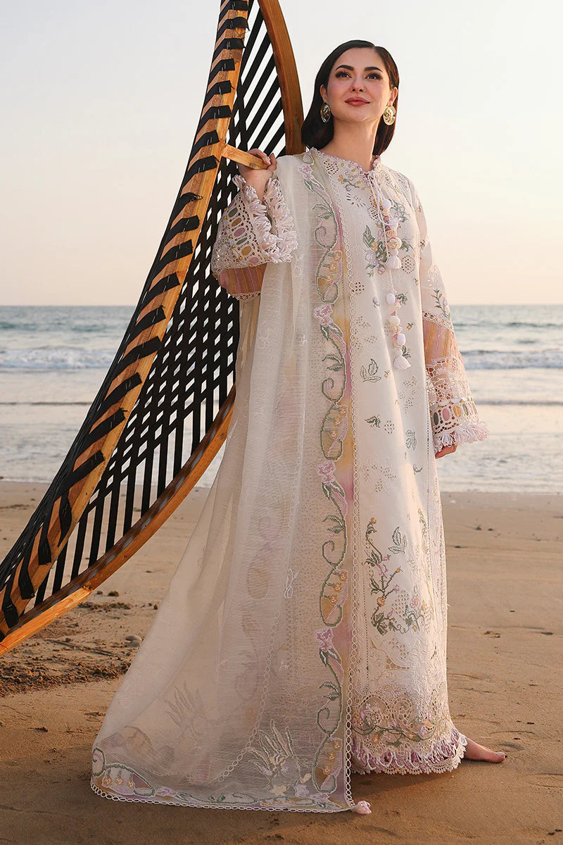 Qalamkar | 3 Piece Unstitched Embroidered Lawn | SA-10 ILARA