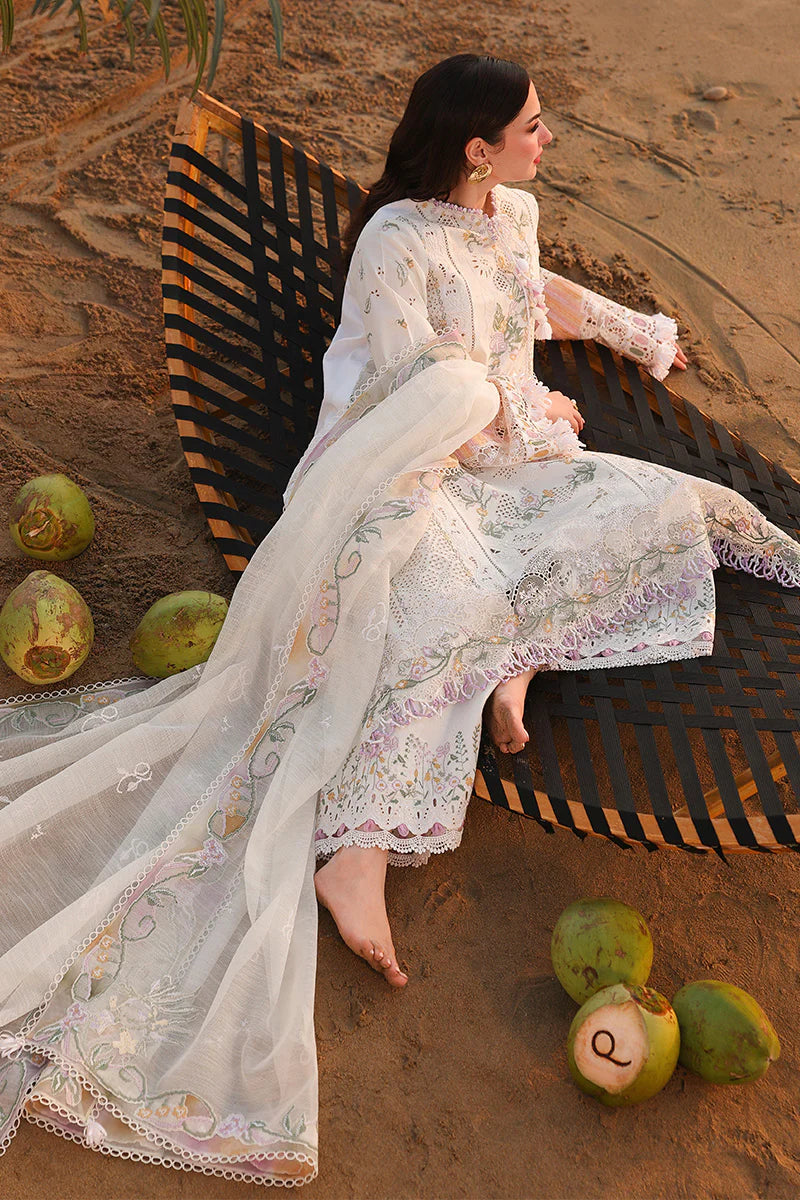 Qalamkar | 3 Piece Unstitched Embroidered Lawn | SA-10 ILARA