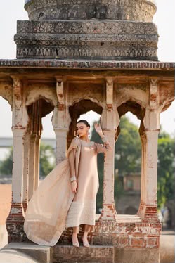 Vintage | 3 Piece Unstitched Embroidered Tussle Silk | Ahlaam