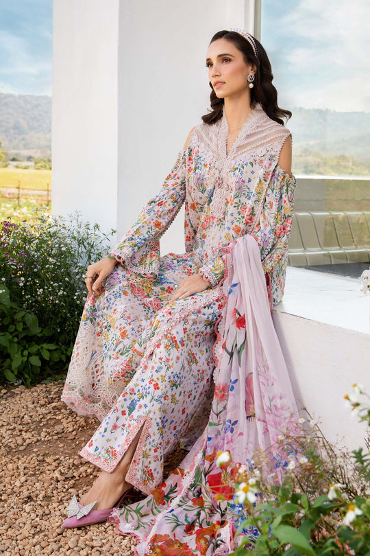 Maria B. | 3 Piece Unstitched Printed Lawn Suit | MPT-2507-A