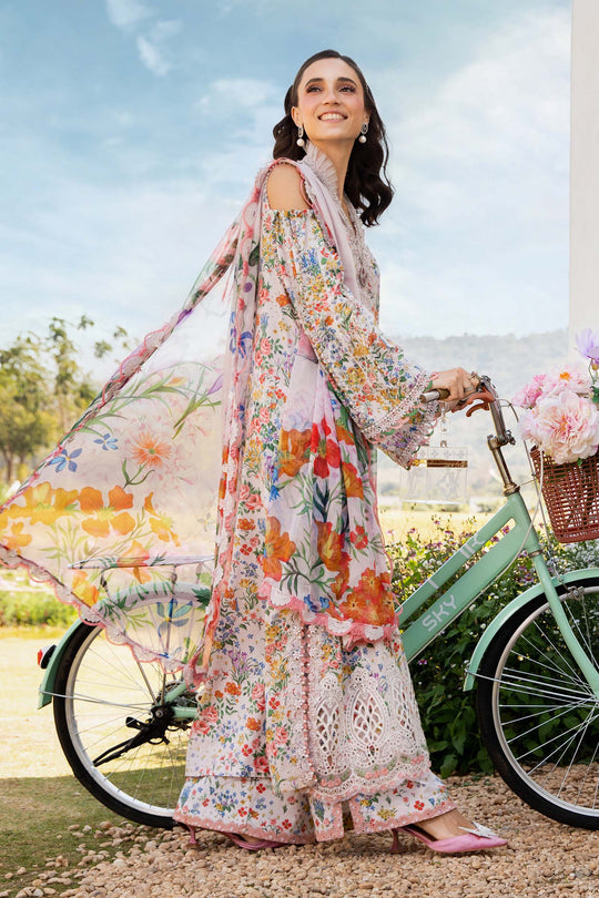 Maria B. | 3 Piece Unstitched Printed Lawn Suit | MPT-2507-A