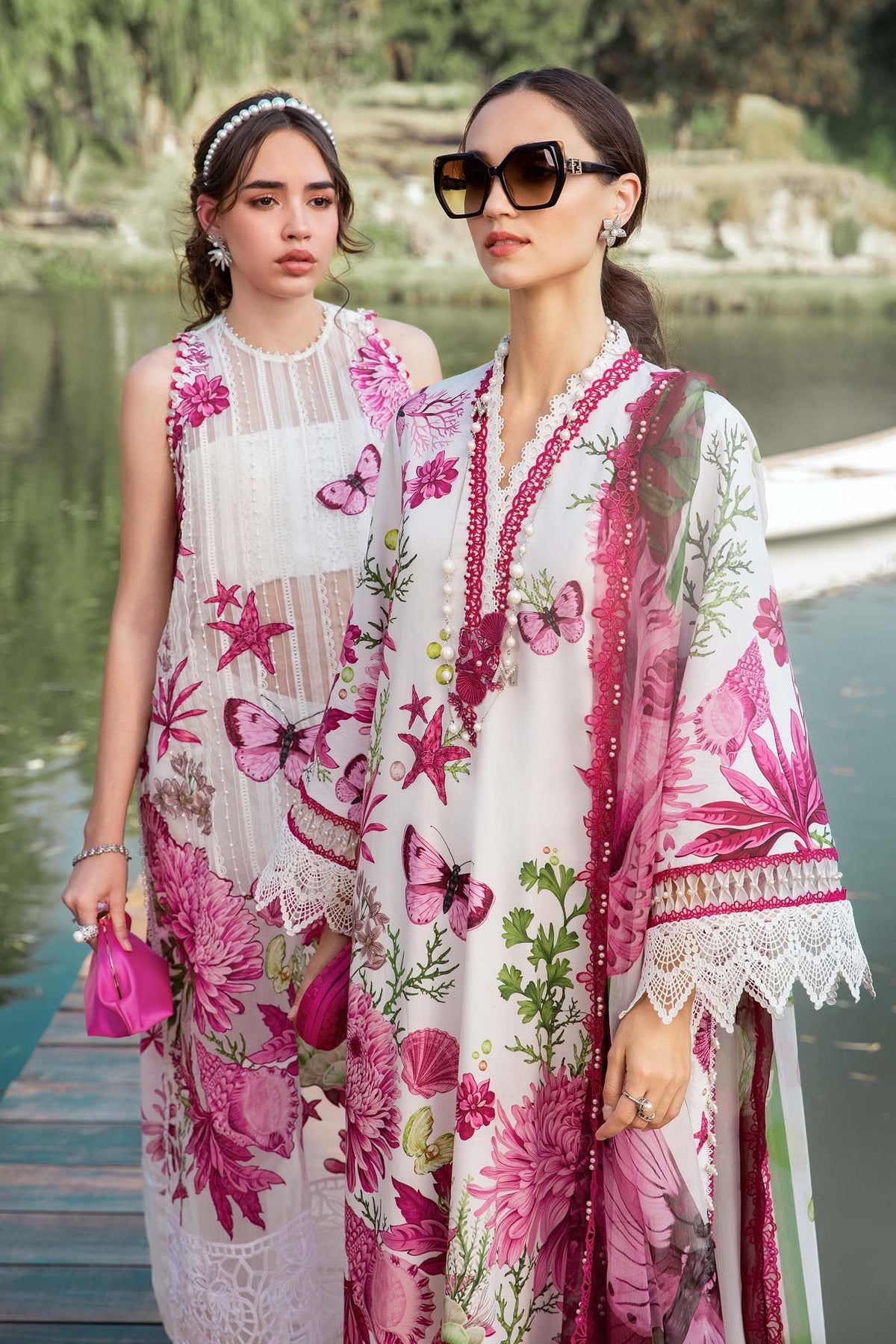 Maria B. | 3 Piece Unstitched Printed Lawn Suit | MPT-2510-A