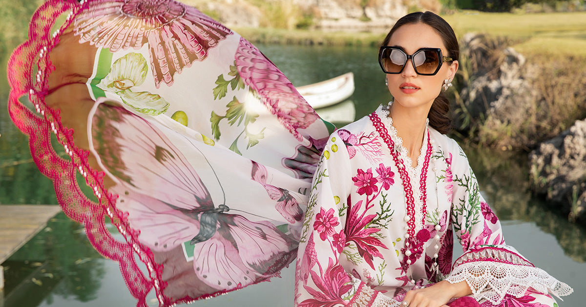 Maria B. | 3 Piece Unstitched Printed Lawn Suit | MPT-2510-A