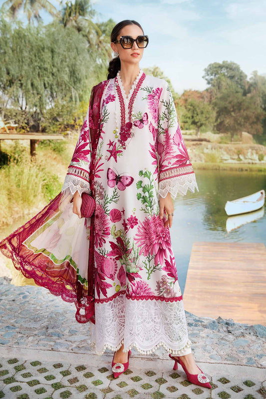 Maria B. | 3 Piece Unstitched Printed Lawn Suit | MPT-2510-A