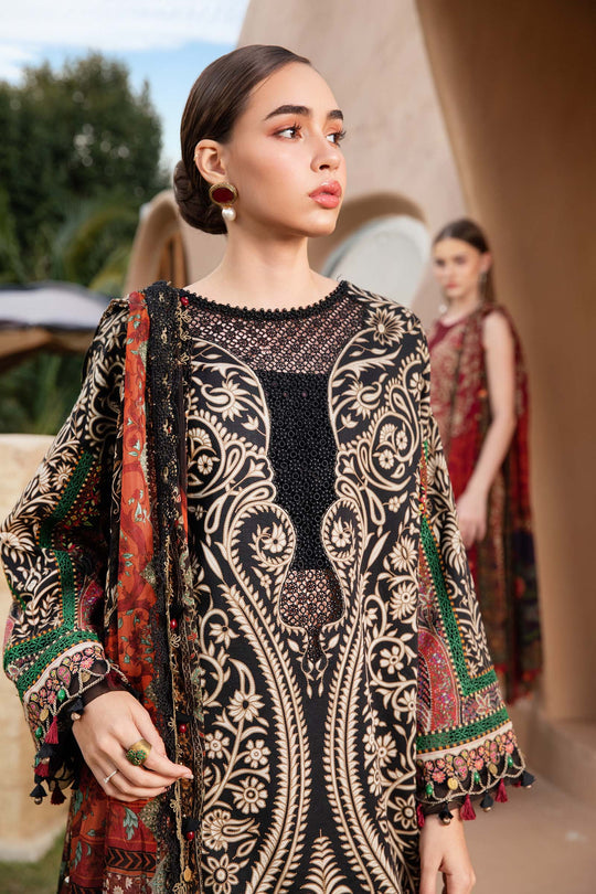 Maria B. | 3 Piece Unstitched Printed Lawn Suit | MPT-2512-B