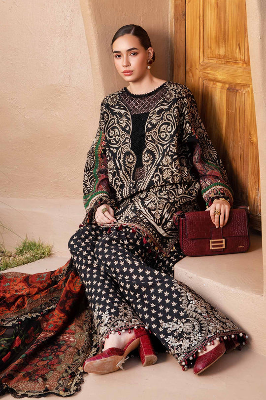 Maria B. | 3 Piece Unstitched Printed Lawn Suit | MPT-2512-B