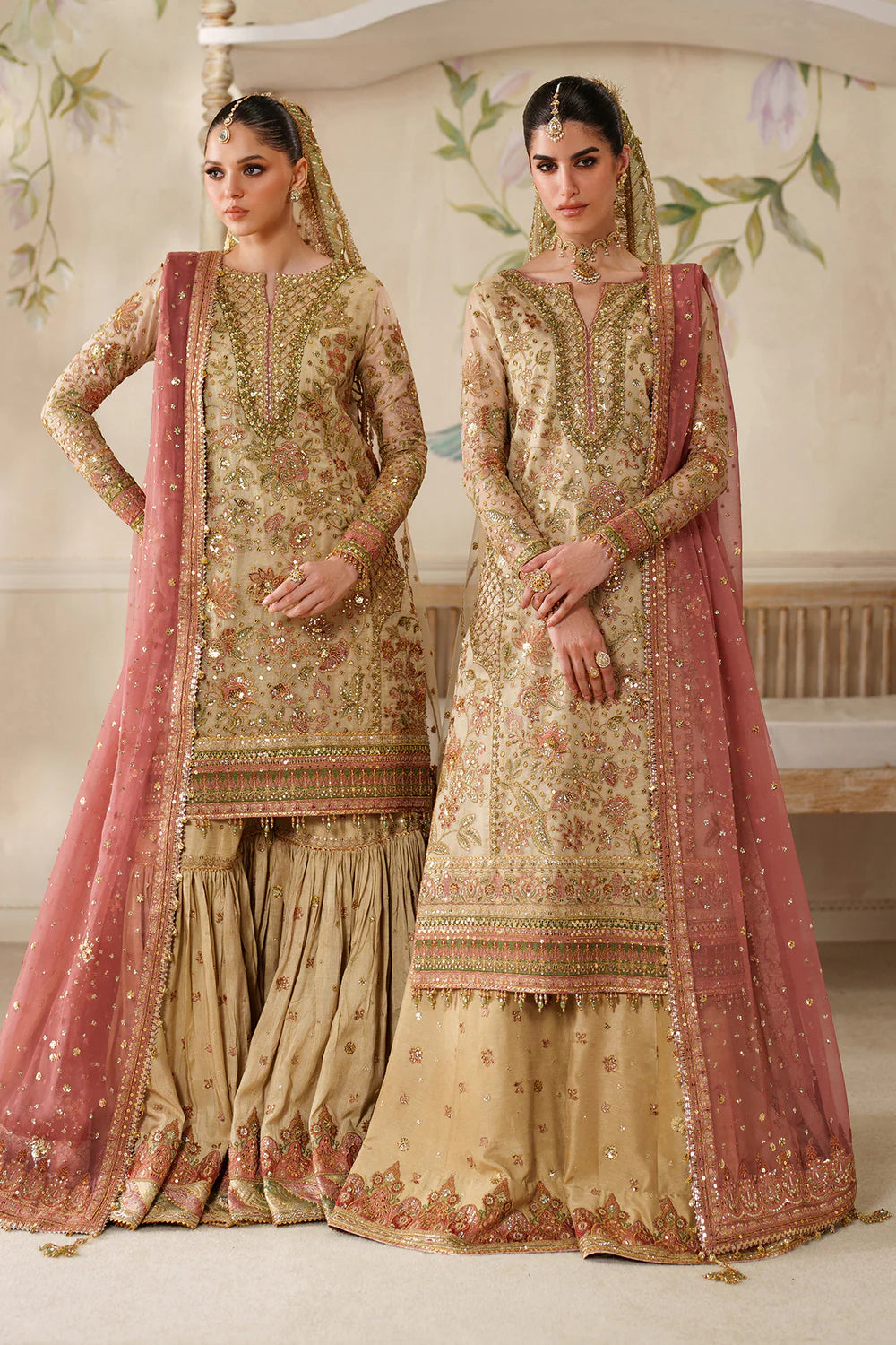 Baroque | 3 Piece Unstitched Embroidered Net | CH14-02