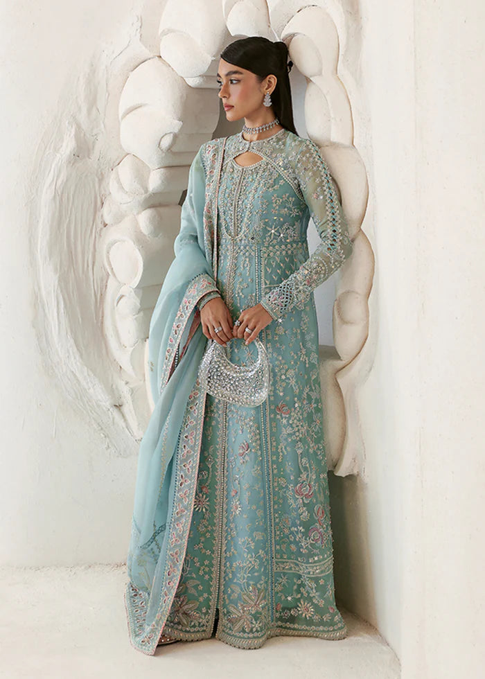 Suffuse | 3 Piece Unstitched Embroidered Organza | Iyara